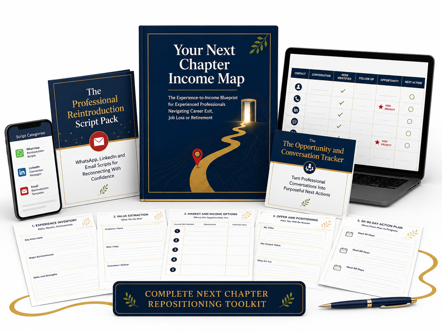 Your Next Chapter Income Map complete guide and bonus toolkit